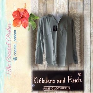 NWT Kilburne & Finch Button Down Dress Shirt